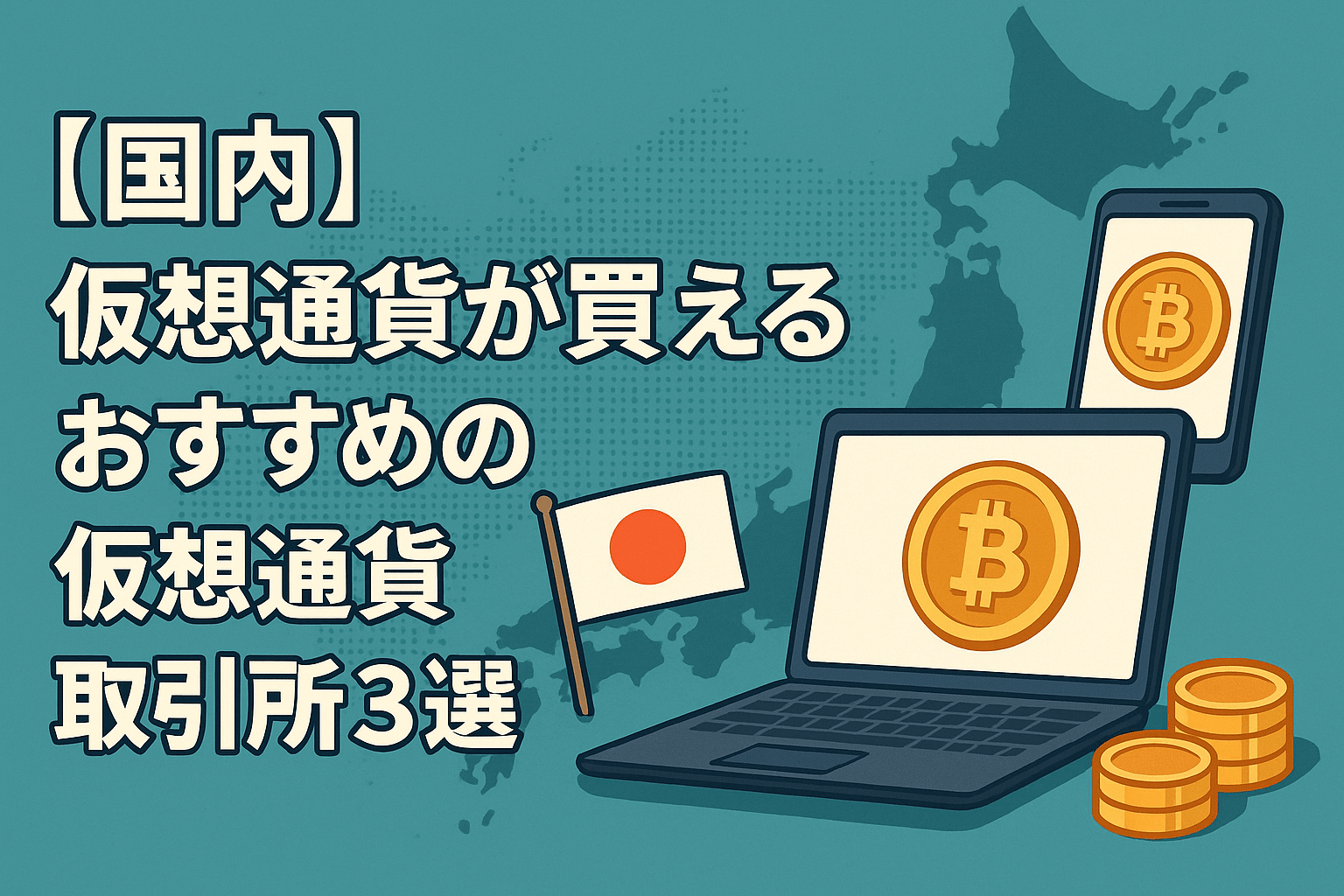【国内】仮想通貨が買えるおすすめの仮想通貨取引所3選